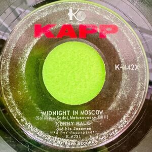 KENNY BALL Midnight In Moscow / American Patrol - KAPP K-442X 45rpm Vinyl Record